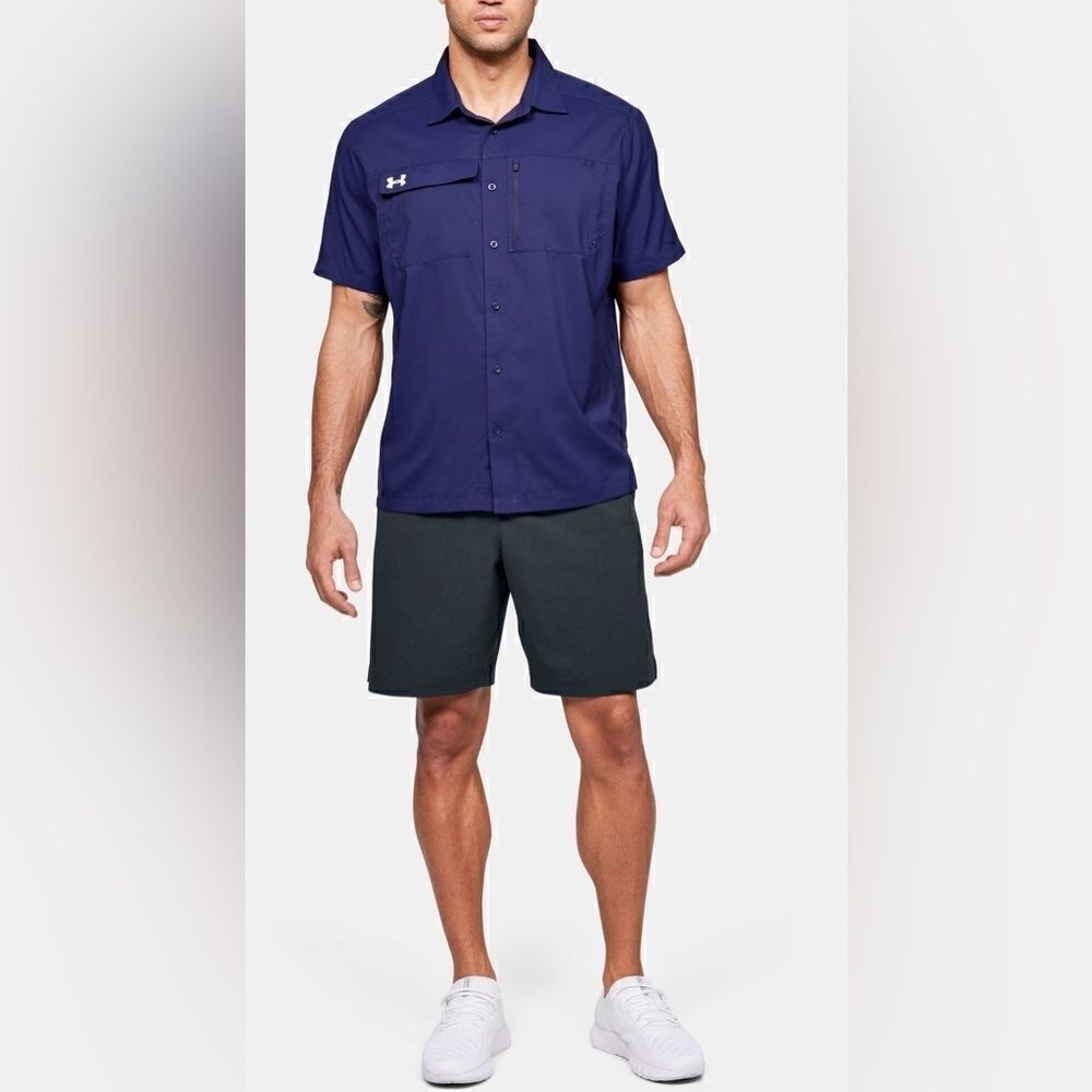 Men's Under Armour Motivate Vented Grey Shorts Size‎ 5XL